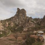 トルコの旅「カッパドキアの岩窟城ウチヒサル」